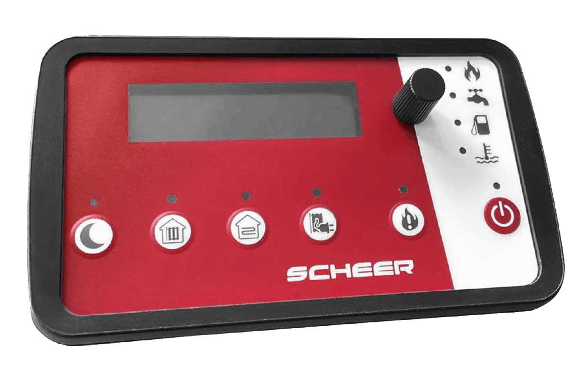 HeatMate Bedienteil und SCHEER Raumthermostat